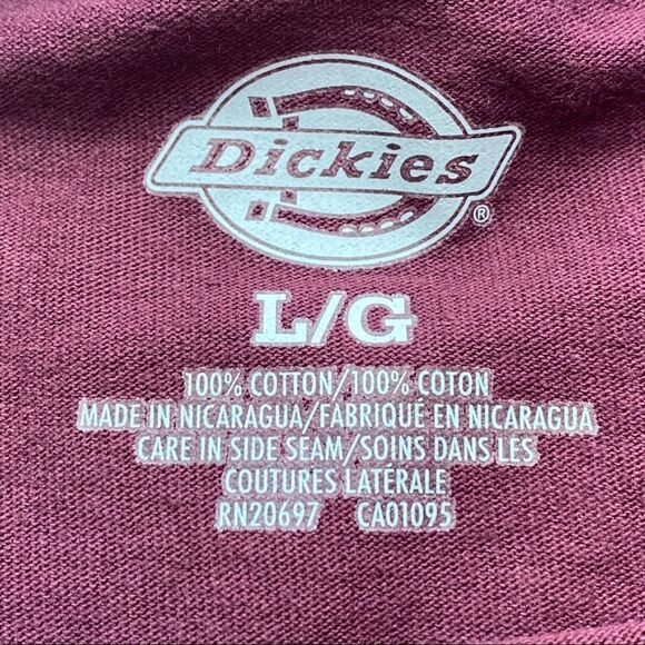 Dickies Heavyweight Crew T-shirt Size Large New With Tags - Picture 3 of 11